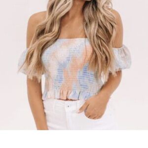 Lane 201 Boutique - Skies of Blue Top